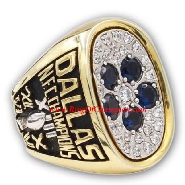 NL 1978 Dallas Cowboys National Football Conference Championship Ring, Custom Dallas Cowboys Champions Ring