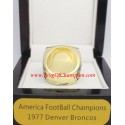 AFC 1977 Denver Broncos America Football Conference Championship Ring, Custom Denver Broncos Champions Ring