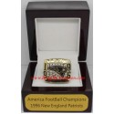 AFC 1996 New England Patriots America Football Conference Championship Ring, Custom New England Patriots Champions Ring