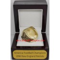 AFC 1996 New England Patriots America Football Conference Championship Ring, Custom New England Patriots Champions Ring