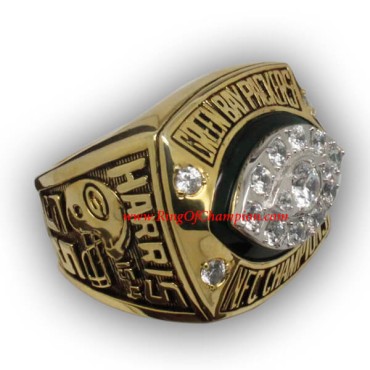 AFC 1997 Green Bay Packers America Football Conference Championship Ring, Custom Green Bay Packers Champions Ring AFC 1997 Green Bay Packers America Football Conference Championship Ring, Custom Green Bay Packers Champions Ring