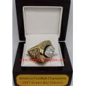 AFC 1997 Green Bay Packers America Football Conference Championship Ring, Custom Green Bay Packers Champions Ring