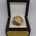 AFC 1997 Green Bay Packers America Football Conference Championship Ring, Custom Green Bay Packers Champions Ring