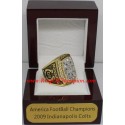 AFC 2009 Indianapolis Colts America Football Conference Championship Ring, Custom Indianapolis Colts Champions Ring