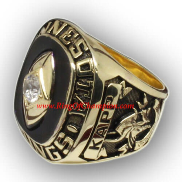 NFC 1969 Minnesota Vikings National Football Conference Championship Ring, Custom Minnesota Vikings Champions Ring
