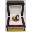 NFC 1969 Minnesota Vikings National Football Conference Championship Ring, Custom Minnesota Vikings Champions Ring