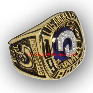 NFC 1979 Los Angeles Rams National Football Conference Championship Ring, Custom Los Angeles Rams Champions Ring