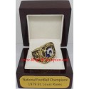 NFC 1979 Los Angeles Rams National Football Conference Championship Ring, Custom Los Angeles Rams Champions Ring