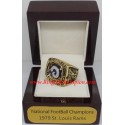 NFC 1979 Los Angeles Rams National Football Conference Championship Ring, Custom Los Angeles Rams Champions Ring