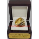 NFC 1979 Los Angeles Rams National Football Conference Championship Ring, Custom Los Angeles Rams Champions Ring