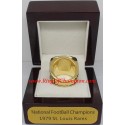 NFC 1979 Los Angeles Rams National Football Conference Championship Ring, Custom Los Angeles Rams Champions Ring