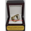 NFC 1998 Atlanta Falcons National Football Conference Championship Ring, Custom Atlanta Falcons Champions Ring
