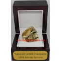 NFC 1998 Atlanta Falcons National Football Conference Championship Ring, Custom Atlanta Falcons Champions Ring