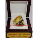 NFC 2001 St. Louis Rams National Football Conference Championship Ring, Custom St. Louis Rams Champions Ring