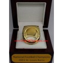 NFC 2001 St. Louis Rams National Football Conference Championship Ring, Custom St. Louis Rams Champions Ring