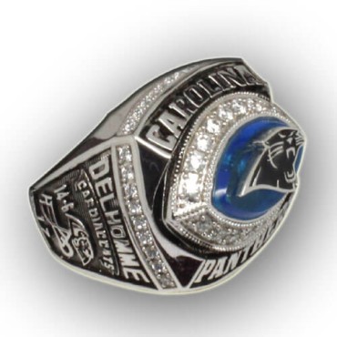 NFC 2003 Carolina Panthers National Football Conference Championship Ring, Custom Carolina Panthers Champions Ring NFC 2003 Carolina Panthers National Football Conference Championship Ring, Custom Carolina Panthers Champions Ring