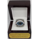 NFC 2003 Carolina Panthers National Football Conference Championship Ring, Custom Carolina Panthers Champions Ring
