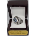 NFC 2003 Carolina Panthers National Football Conference Championship Ring, Custom Carolina Panthers Champions Ring