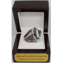 NFC 2003 Carolina Panthers National Football Conference Championship Ring, Custom Carolina Panthers Champions Ring