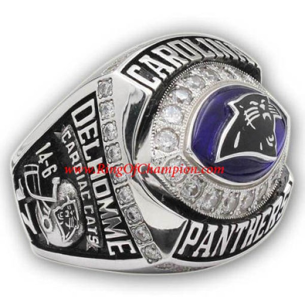 NFC 2003 Carolina Panthers National Football Conference Championship Ring (Stone Version)