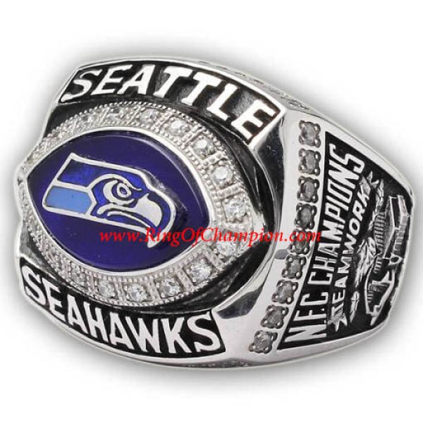 NFC 2005 Seattle Seahawks National Football Conference Championship Ring, Custom Seattle Seahawks Champions Ring