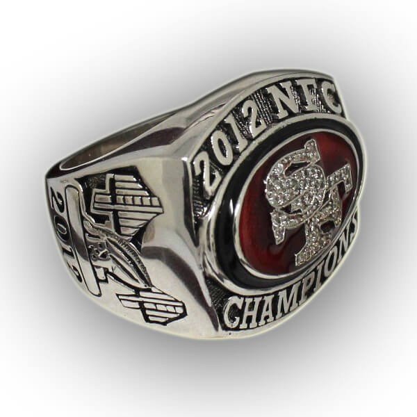 NFC 2012 San Francisco 49ers National Football Conference Championship Ring, Custom San Francisco 49ers Champions Ring