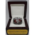NFC 2012 San Francisco 49ers National Football Conference Championship Ring, Custom San Francisco 49ers Champions Ring