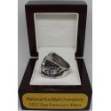 NFC 2012 San Francisco 49ers National Football Conference Championship Ring, Custom San Francisco 49ers Champions Ring