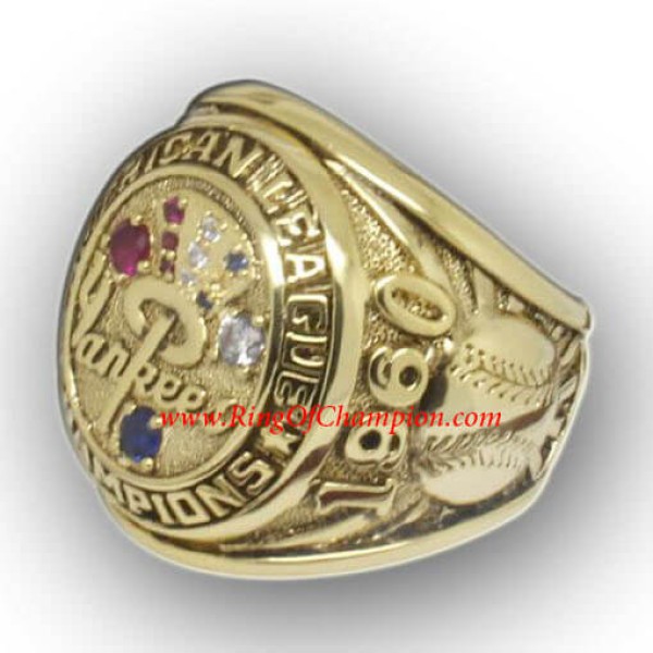 AL 1960 New York Yankees America League Baseball Championship Ring, Custom New York Yankees Champions Ring