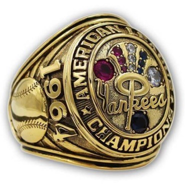 AL 1964 New York Yankees America League Baseball Championship Ring, Custom New York Yankees Champions Ring AL 1964 New York Yankees America League Baseball Championship Ring, Custom New York Yankees Champions Ring