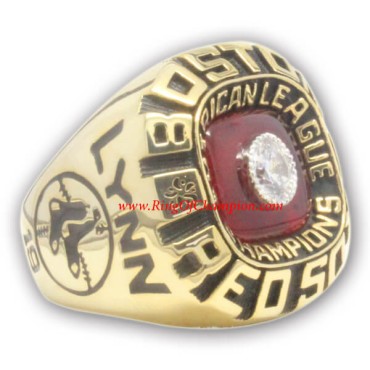 AL 1975 Boston Red Sox America League Championship Ring, Custom Boston Red Sox Champions Ring AL 1975 Boston Red Sox America League Championship Ring, Custom Boston Red Sox Champions Ring