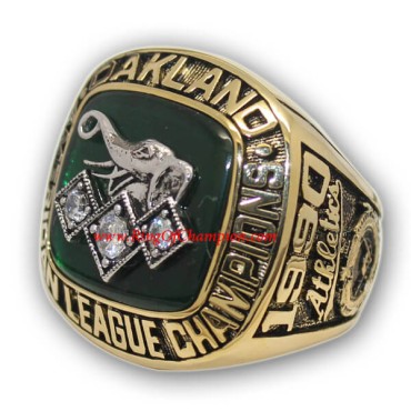 AL 1990 Oakland Athletics America League Baseball Championship Ring, Custom Oakland Athletics Champions Ring AL 1990 Oakland Athletics America League Baseball Championship Ring, Custom Oakland Athletics Champions Ring