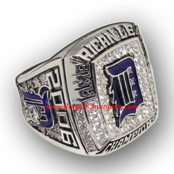 AL 2006 Detroit Tigers America League Baseball Championship Ring, Custom Detroit Tigers Champions Ring