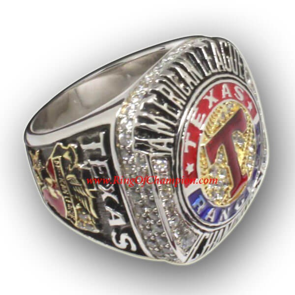 AL 2011 Texas Rangers America League Baseball Championship Ring, Custom Texas RangersChampions Ring