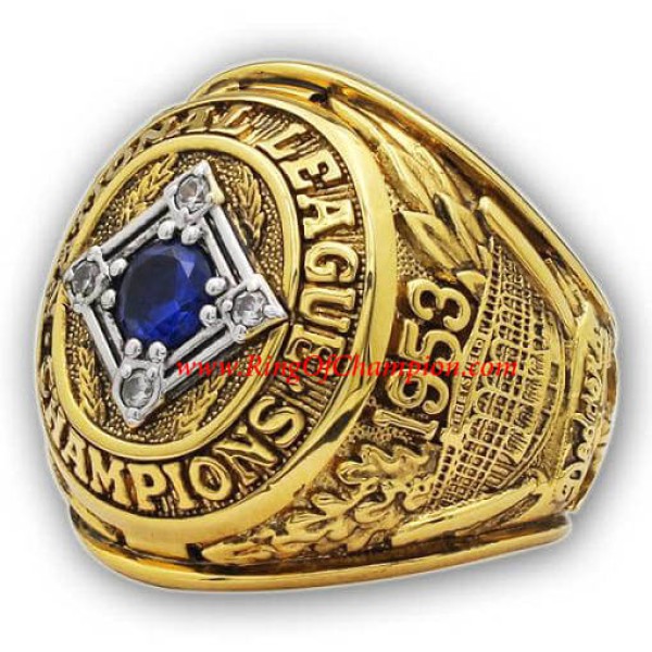 NL 1953 Brooklyn Dodgers National League Championship Ring, Custom Brooklyn Dodgers Ring