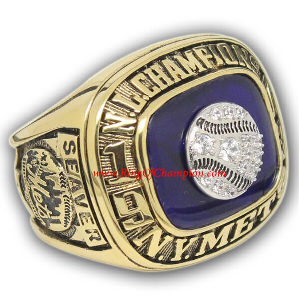 NL 1973 New York Mets National League Baseball Championship Ring, Custom New York Mets Champions Ring