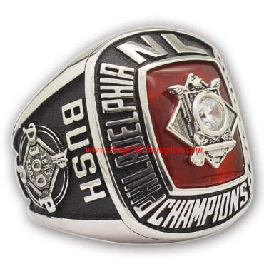 NL 1983 Philadelphia Phillies Men's Baseball NL Championship Ring, Custom Los Angeles Dodgers Champions Ring NL 1983 Philadelphia Phillies Men's Baseball NL Championship Ring, Custom Los Angeles Dodgers Champions Ring