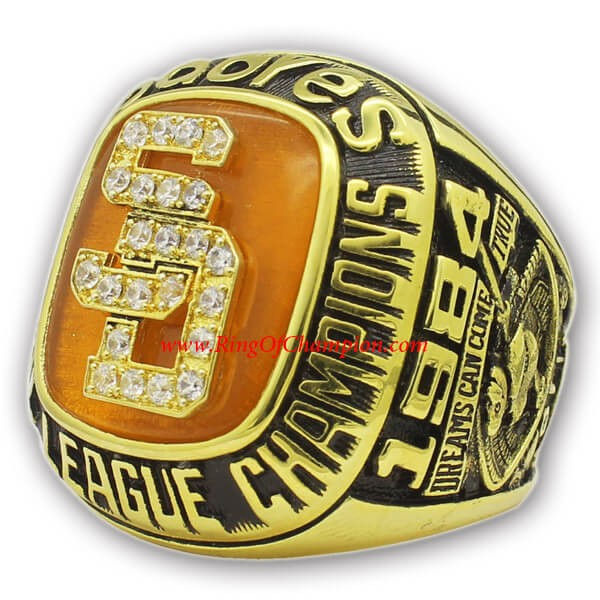 MLB 1984 San Diego Padres World Series Championship Ring, Custom San Diego Padres Champions Ring