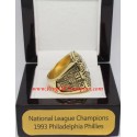 NL 1993 Philadelphia Phillies National League Baseball Championship Ring, Custom Philadelphia Phillies Champions Ring