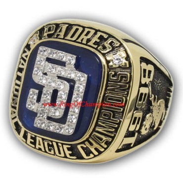 NL 1998 San Diego Padres National League Baseball Championship Ring, Custom San Diego Padres Champions Ring NL 1998 San Diego Padres National League Baseball Championship Ring, Custom San Diego Padres Champions Ring