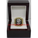 NL 2002 San Francisco Giants National League Baseball Championship Ring, Custom San Francisco Giants Champions Ring