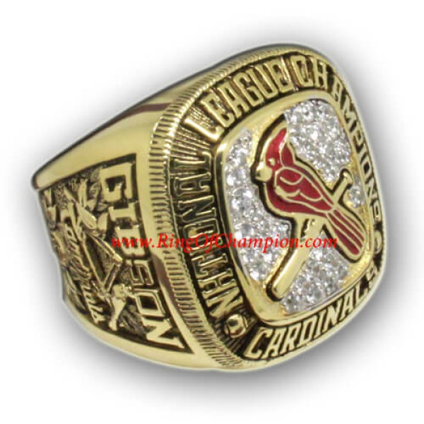 NL 2004 St. Louis Cardinals National League Baseball Championship Ring, Custom St. Louis Cardinals Champions Ring
