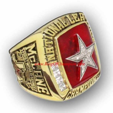 NL 2005 Houston Astros National League Baseball Championship Ring, Custom Houston Astros Champions Ring NL 2005 Houston Astros National League Baseball Championship Ring, Custom Houston Astros Champions Ring