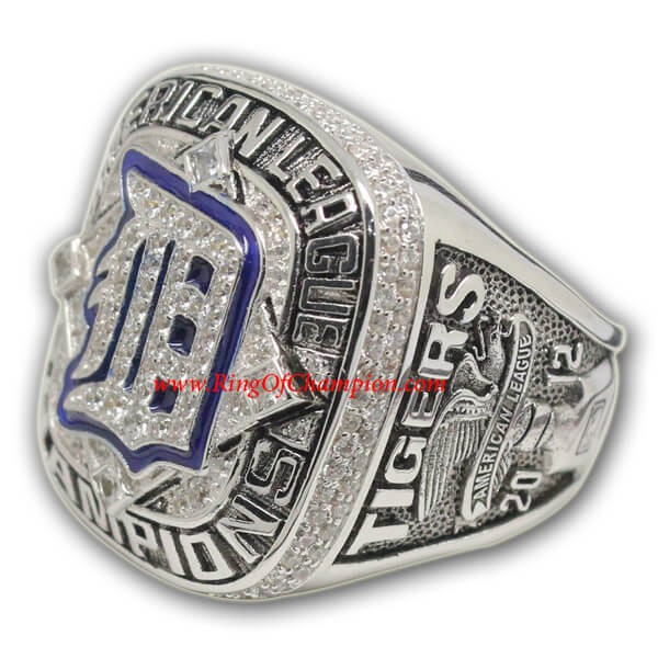 AL 2012 Detroit Tigers American League Baseball Championship Ring, Custom Detroit Tigers Champions Ring