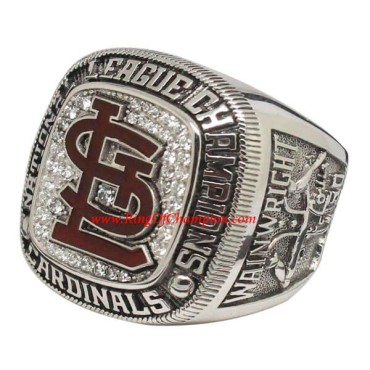 NL 2013 St. Louis Cardinals National League Baseball Championship Ring, Custom St. Louis Cardinals Champions Ring NL 2013 St. Louis Cardinals National League Baseball Championship Ring, Custom St. Louis Cardinals Champions Ring
