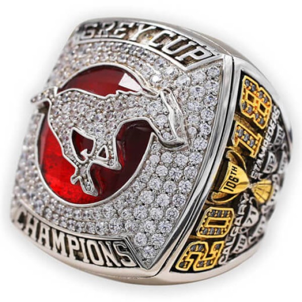 CFL 2018 Calgary Stampeders The 106th Men's Football Grey Cup Championship Ring