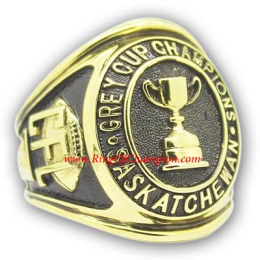 CFL 1966 Saskatchewan Roughriders The 54th Grey Cup Championship Ring, Custom Saskatchewan Roughriders Champions Ring CFL 1966 Saskatchewan Roughriders The 54th Grey Cup Championship Ring, Custom Saskatchewan Roughriders Champions Ring