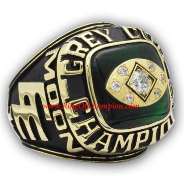 CFL 1979 Edmonton Eskimos The 67th Grey Cup Championship Ring, Custom Edmonton Eskimos Champions Ring CFL 1979 Edmonton Eskimos The 67th Grey Cup Championship Ring, Custom Edmonton Eskimos Champions Ring