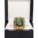 CFL 1980 Edmonton Eskimos the 68th Grey Cup Men's Football Championship Ring, Custom Edmonton Eskimo Champions Ring