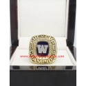 CFL 1990 Winnipeg Blue Bombers The 78th Grey Cup Football Championship Ring, Custom Winnipeg Blue Bombers Champions Ring